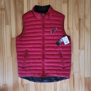 Arizona Cardinals NFL Puffet Vest Red Size Large